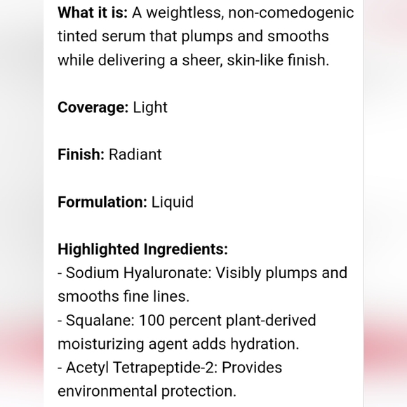 NEW Rose Inc Skin Enhance Luminous Tinted Serum - Picture 7 of 11